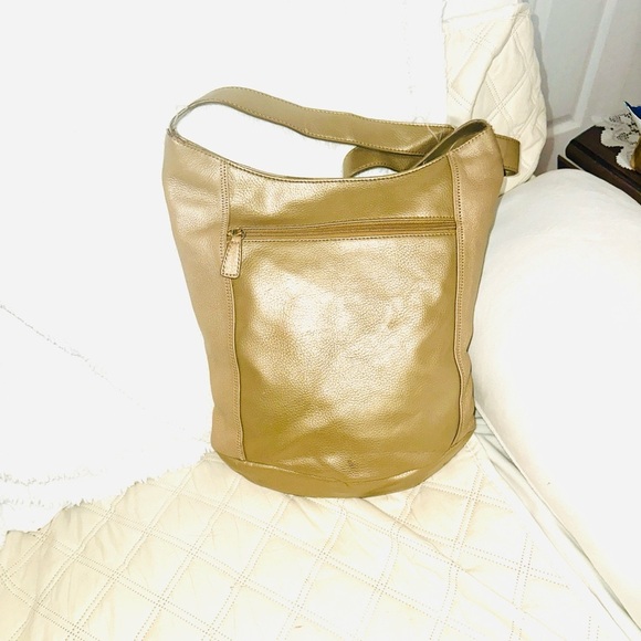 The Sak Handbags - The Sak Metallic Gold Shoulder Bag